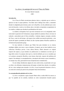 La analogía del oro en el Timeo de Platón