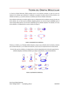 teoría del orbital molecular - U