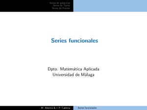 Tema 4. Series funcionales