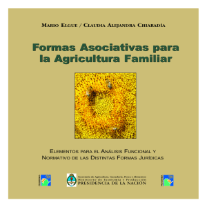 Formas Asociativas para la Agricultura Familiar