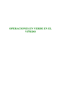 operaciones en verde en el viñedo - OCW UPM