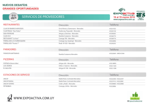 SERVICIOS MAS CERCANOS 2016