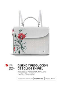 diseño y producción de bolsos en piel