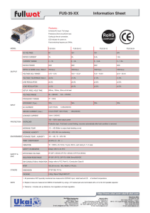 FUS-35-XX Information Sheet