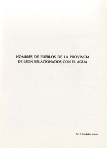 nombres de pueblos de la provincia de leon