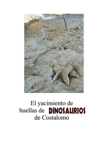 El yacimiento de huellas de de Costalomo