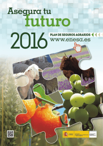 Guía del Seguro Agrario 2016 - Ministerio de Agricultura