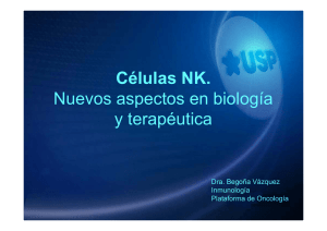Células NK. Nuevos aspectos en biología y terapéutica