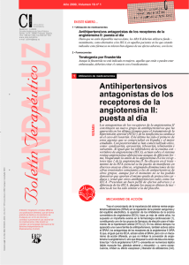 Antihipertensivos antagonistas de los receptores de la angiotensina II