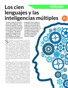Los cien lenguajes y las inteligencias múltiples