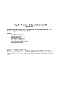 causas de egreso - Sociedad Argentina de Nefrología