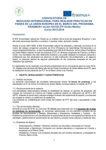 Convocatoria - IES Universidad Laboral de Toledo