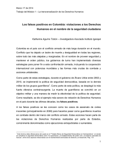 Los falsos positivos en Colombia: violaciones a los Derechos