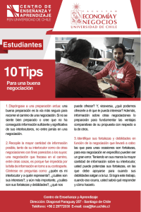 10 tips para una buena negociación