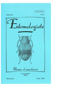 Fascicule 4 - L`Entomologiste