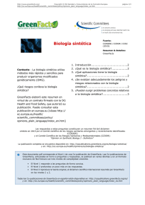 Biología sintética - Co-Publications