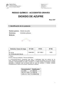 Dioxido de azufre - Servicio Murciano de Salud