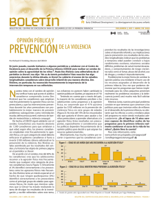 Boletines - Opinión Pública y Prevención de la Violencia