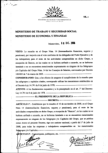 se establece el convenio suscrito el 10 de noviembre de 2008, en el