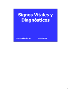 Signos Vitales y Diagnósticos