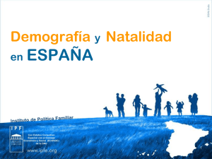 Informe de Natalidad y Demografía en España