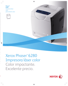 Xerox Phaser® 6280 Impresora láser color Color impactante