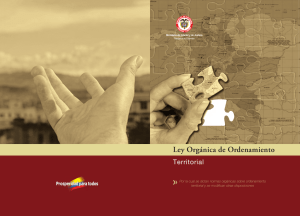 Ley Orgánica de Ordenamiento Territorial