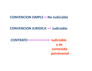 CONVENCION SIMPLE No Judiciable CONVENCION JURIDICA