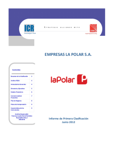 La Polar - Primer Informe de Clasificación