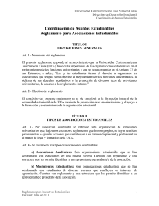 ¿Cómo formar una asociación de estudiantes