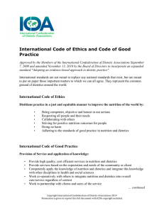the International Code of Ethics and Code of Good Practice in PDF