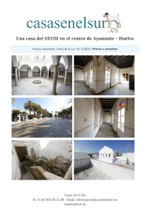 Una casa del SXVIII en el centro de Ayamonte – Huelva