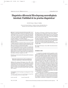 Diagnóstico diferencial Hirschsprung