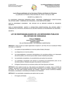 Ley de Responsabilidades de los Servidores Públicos del Estado