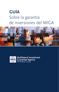 GUíA Sobre la garantía de inversiones del MIGA