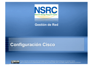 Configuración Cisco