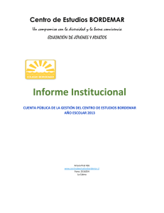 Informe Institucional