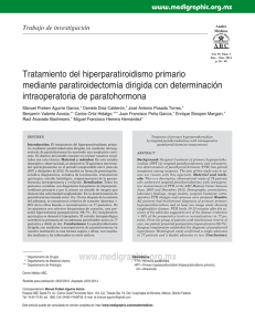 Tratamiento del hiperparatiroidismo primario