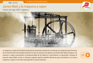 James Watt y la máquina a vapor