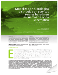 Modelización hidrológica distribuida en cuencas rurales basada en
