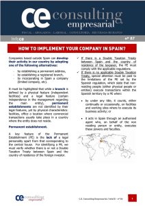 how to implement your company in spain?