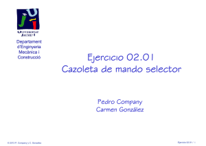 Ejercicio 2.1: Cazoleta de mando selector