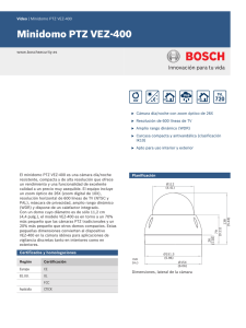 Minidomo PTZ VEZ-400 - Bosch Security Systems