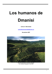 Los humanos de Dmanisi