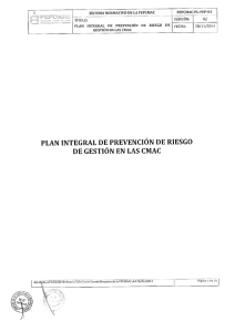 Page 1 SISTEMA NORMATIVO DE LA FEPCMAC TÍTULO: PLAN