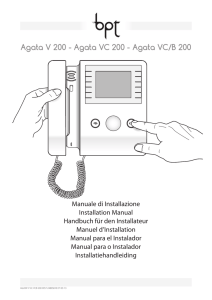 Agata V 200 - Agata VC 200 - Agata VC/B 200