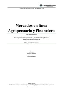 Mercados en línea Agropecuario y Financiero