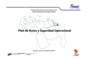 Plan Nacional Rutas Aéreas y Seguridad Operacional