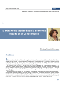 El tránsito de México hacia la Economía Basada en el