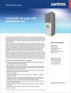 Controlador de carga solar XW-MPPT60-150